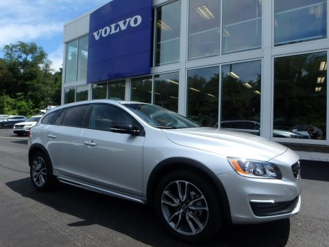 Bright Silver Metallic Volvo V60 Cross Country T5 AWD.  Click to enlarge.