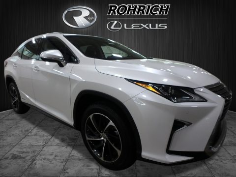 Eminent White Pearl Lexus RX 450h AWD.  Click to enlarge.