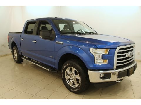 Blue Flame Metallic Ford F150 XL SuperCrew 4x4.  Click to enlarge.