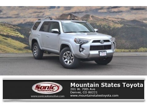 Classic Silver Metallic Toyota 4Runner TRD Off-Road Premium 4x4.  Click to enlarge.