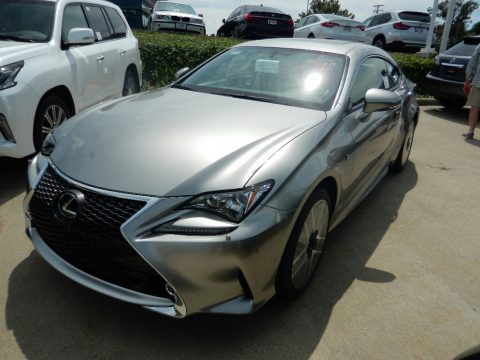 Atomic Silver Lexus RC 350 F Sport AWD.  Click to enlarge.