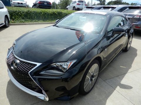 Obsidian Lexus RC 350 F Sport AWD.  Click to enlarge.