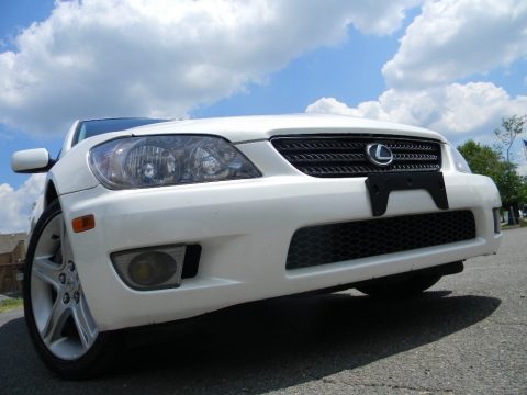 Crystal White Lexus IS 300.  Click to enlarge.