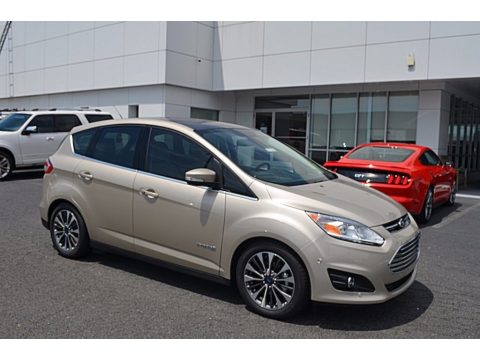 White Gold Ford C-Max Hybrid Titanium.  Click to enlarge.