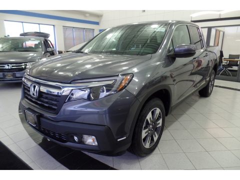 Modern Steel Metallic Honda Ridgeline RTL AWD.  Click to enlarge.