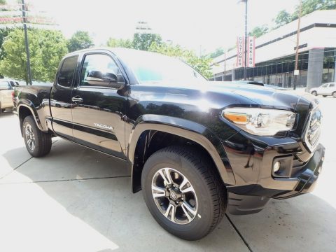 Black Toyota Tacoma TRD Sport Access Cab 4x4.  Click to enlarge.
