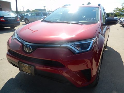 Barcelona Red Metallic Toyota RAV4 LE.  Click to enlarge.