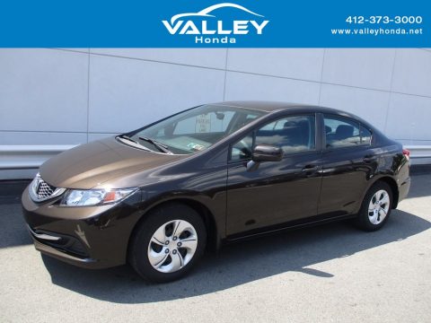 Kona Coffee Metallic Honda Civic LX Sedan.  Click to enlarge.