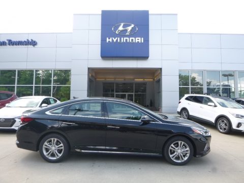 Phantom Black Hyundai Sonata Sport.  Click to enlarge.