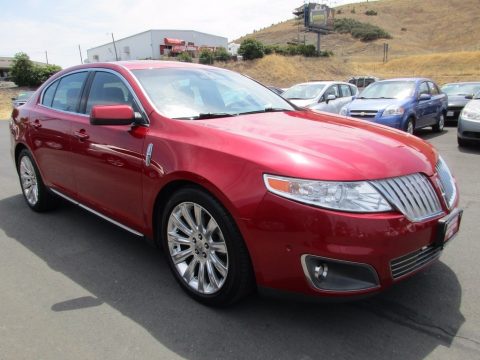 Red Candy Metallic Lincoln MKS EcoBoost AWD.  Click to enlarge.