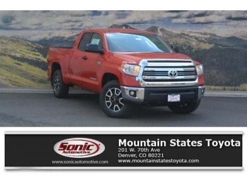 Inferno Orange Toyota Tundra SR5 Double Cab 4x4. Click to enlarge. Inferno Orange Toyota Tundra SR5 Double Cab 4x4. Click to enlarge.