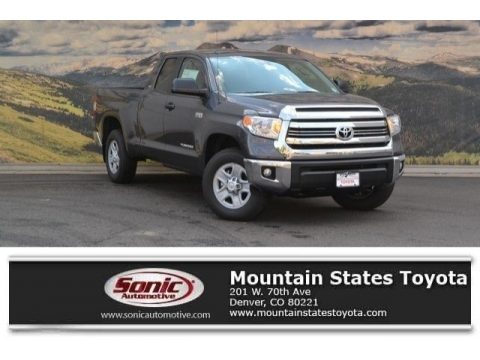 Magnetic Gray Metallic Toyota Tundra SR5 Double Cab 4x4.  Click to enlarge.