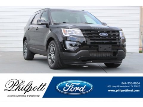 Shadow Black Ford Explorer Sport 4WD.  Click to enlarge.