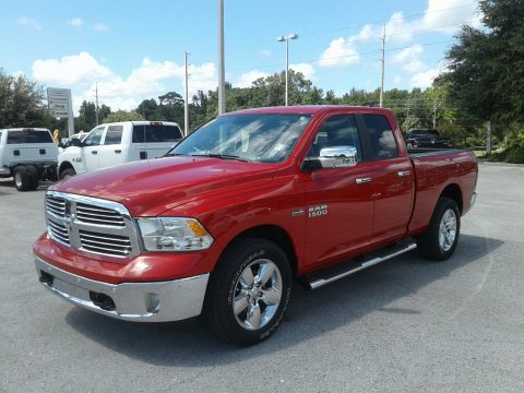 Flame Red Ram 1500 Big Horn Quad Cab 4x4.  Click to enlarge.