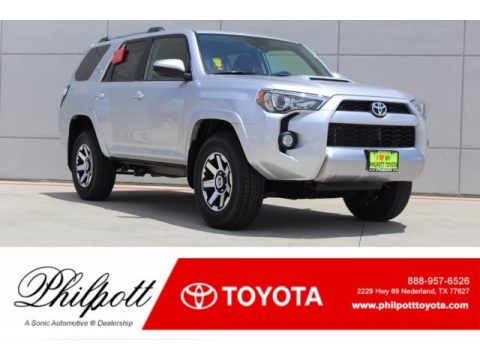 Classic Silver Metallic Toyota 4Runner TRD Off-Road 4x4.  Click to enlarge.