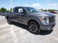 Front 3/4 View of 2017 Nissan Titan PRO-4X King Cab 4x4 #1
