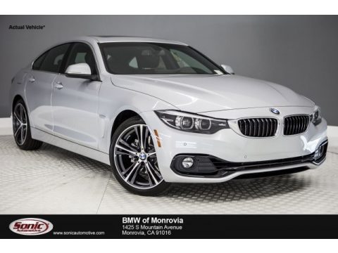 Glacier Silver Metallic BMW 4 Series 430i Gran Coupe.  Click to enlarge.