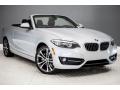 Front 3/4 View of 2017 BMW 2 Series 230i Convertible #12