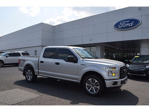 Ingot Silver Ford F150 XL SuperCrew.  Click to enlarge.