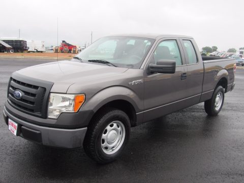 Sterling Grey Metallic Ford F150 XL SuperCab.  Click to enlarge.