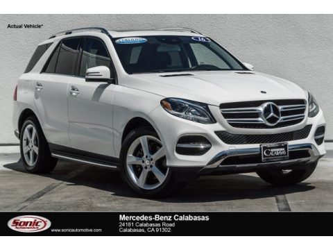 Polar White Mercedes-Benz GLE 350.  Click to enlarge.