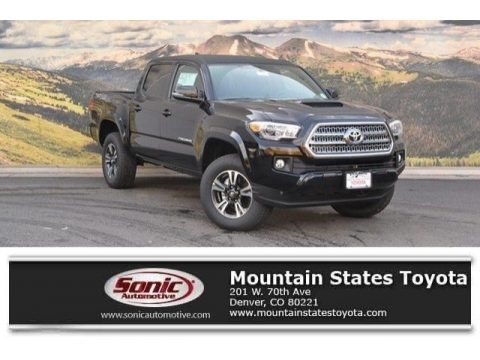Black Toyota Tacoma TRD Sport Double Cab 4x4.  Click to enlarge.
