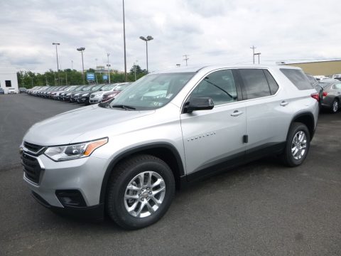 Silver Ice Metallic Chevrolet Traverse LS AWD. Click to enlarge. Silver Ice Metallic Chevrolet Traverse LS AWD. Click to enlarge.