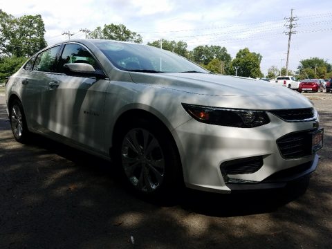 Summit White Chevrolet Malibu Premier.  Click to enlarge.