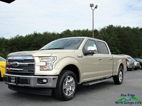 White Gold Ford F150 Lariat SuperCrew.  Click to enlarge.
