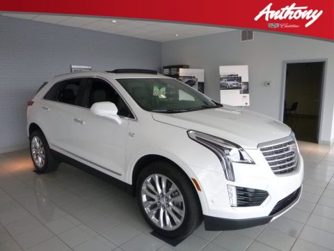 Crystal White Tricoat Cadillac XT5 Platinum AWD.  Click to enlarge.