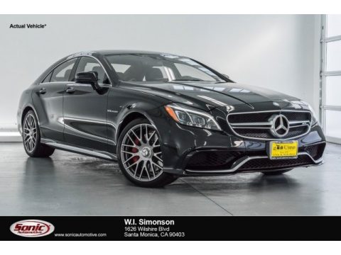 Black Mercedes-Benz CLS 63 AMG S 4Matic Coupe.  Click to enlarge.