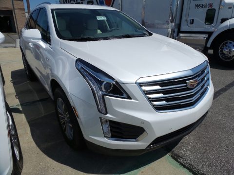 Crystal White Tricoat Cadillac XT5 Luxury AWD.  Click to enlarge.