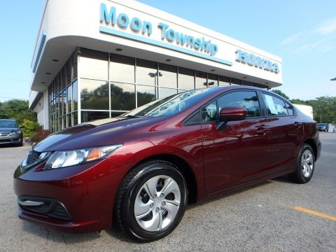 Crimson Pearl Honda Civic LX Sedan. Click to enlarge. Crimson Pearl Honda Civic LX Sedan. Click to enlarge.