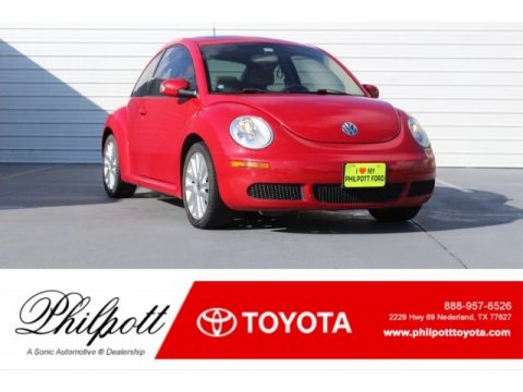 Salsa Red Volkswagen New Beetle S Coupe.  Click to enlarge.