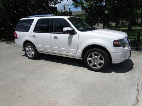 White Platinum Ford Expedition Limited.  Click to enlarge.