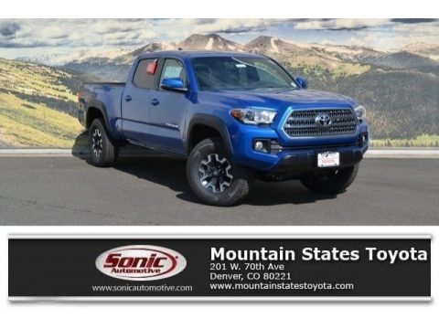 Blazing Blue Pearl Toyota Tacoma TRD Off Road Double Cab 4x4.  Click to enlarge.