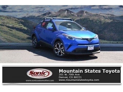 Blue Eclipse Metallic Toyota C-HR XLE.  Click to enlarge.