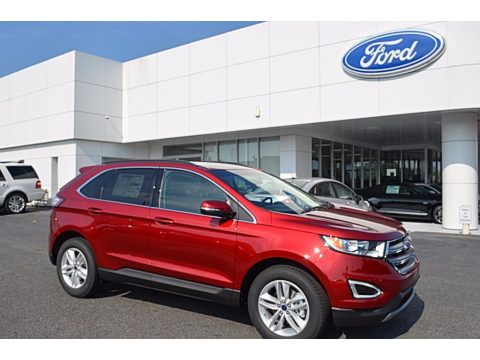 Ruby Red Metallic Ford Edge SEL.  Click to enlarge.