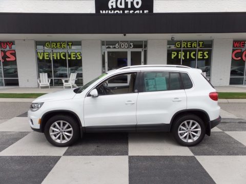 Pure White Volkswagen Tiguan Wolfsburg 4MOTION.  Click to enlarge.