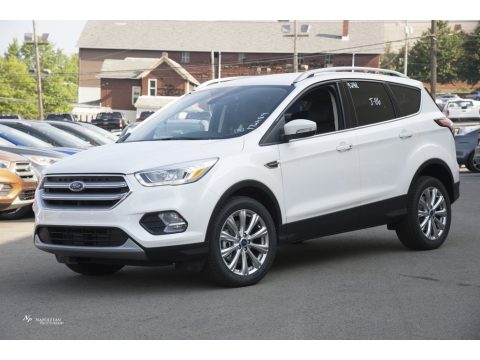 White Platinum Ford Escape Titanium 4WD.  Click to enlarge.