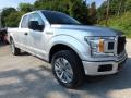 Front 3/4 View of 2018 Ford F150 STX SuperCab 4x4 #8