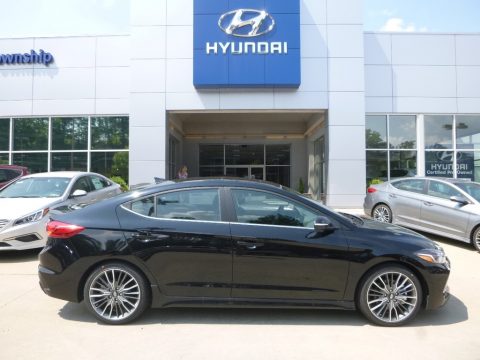 Phantom Black Hyundai Elantra Sport.  Click to enlarge.