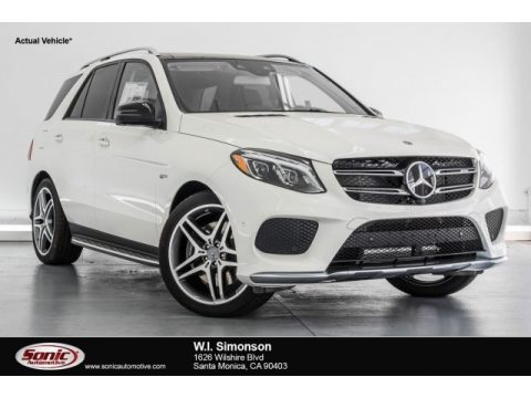 designo Diamond White Metallic Mercedes-Benz GLE 43 AMG 4Matic.  Click to enlarge.