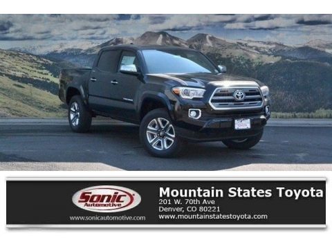 Black Toyota Tacoma Limited Double Cab 4x4.  Click to enlarge.