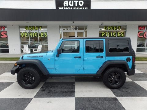 Chief Blue Jeep Wrangler Unlimited Sport 4x4.  Click to enlarge.
