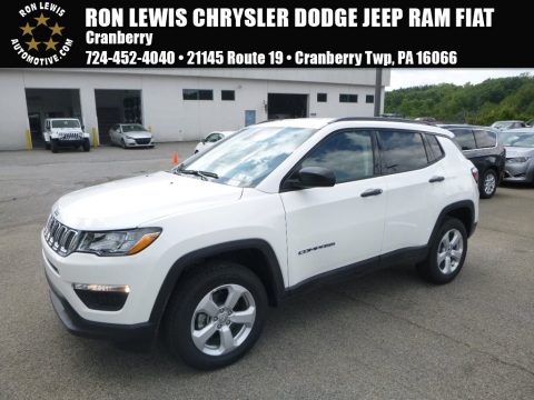 White Jeep Compass Sport 4x4.  Click to enlarge.