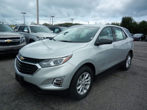 Silver Ice Metallic Chevrolet Equinox LS.  Click to enlarge.