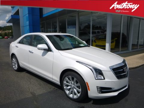 Crystal White Tricoat Cadillac ATS Premium Luxury AWD.  Click to enlarge.