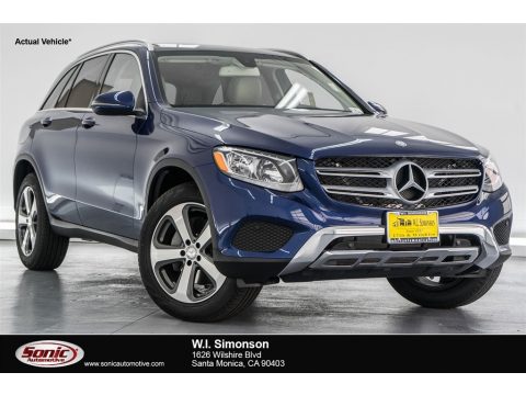 Brilliant Blue Metallic Mercedes-Benz GLC 300.  Click to enlarge.