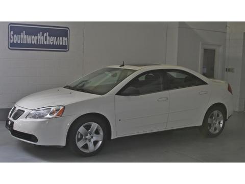 Ivory White Pontiac G6 Sedan.  Click to enlarge.